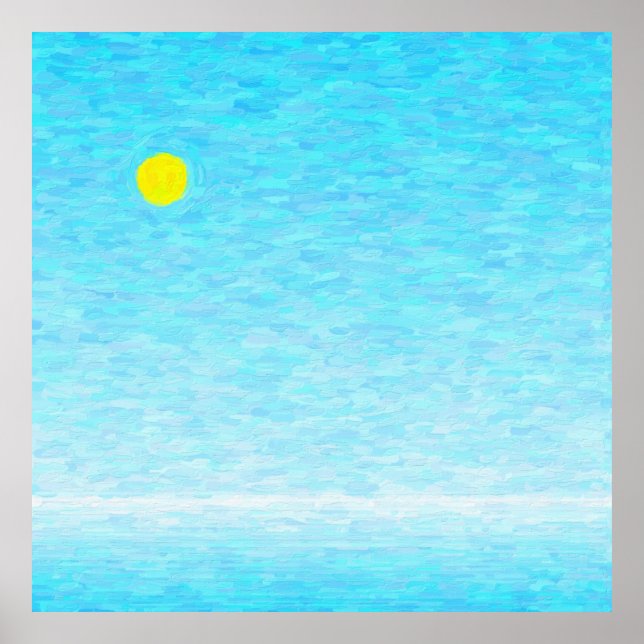 Póster Dia de sol em alto mar (Frente)