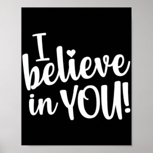 Poster Dia De Teste Acredito Em Testar Proctor De Exame