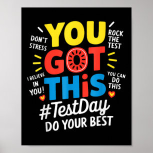 Poster Dia De Teste Agita O Dia De Teste Do Professor Que