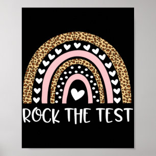 Poster Dia de Teste Agita O Professor De Teste Rainbow Le