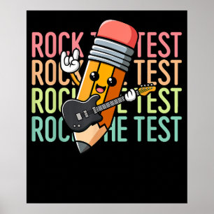 Poster Dia de Teste do Professor Dia de Teste Motivaciona