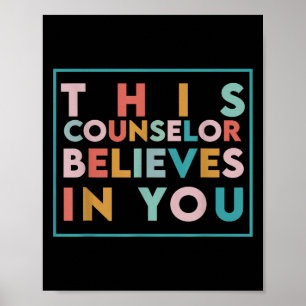 Poster Dia de Teste Motivacional Este Conselheiro Acredit