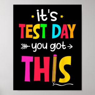 Poster Dia De Teste Que Você Tem Este Professor No Dia De