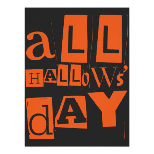 Póster Dia de Todos os Hallows