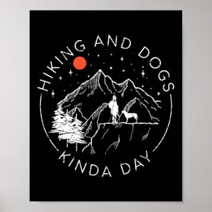 Poster Dia de Trilha e Cachorros