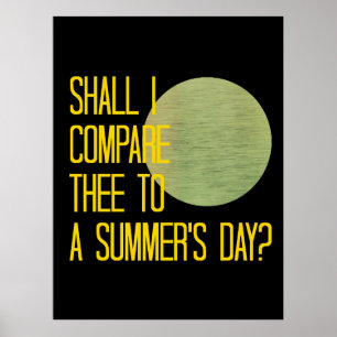 Poster Dia de Verão de Shakespeare