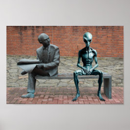 Poster Dia de visitante alienígena 1.