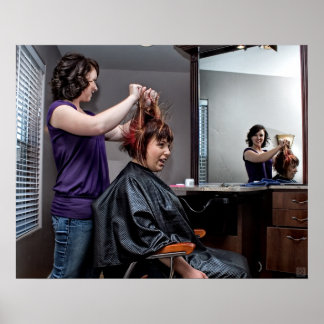 Póster Dia do cabelo ruim