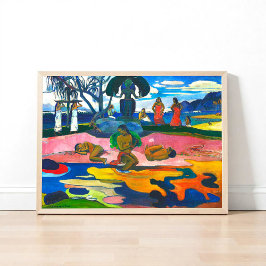 Poster Dia do Deus (Mahana no atua) por Paul Gauguin