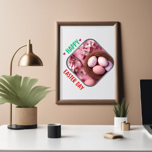 Póster Dia do felz pascoa - Felicidade