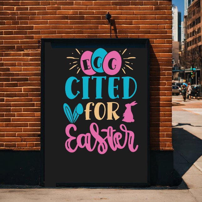 Póster Dia do felz pascoa - Ovo (Criador carregado)