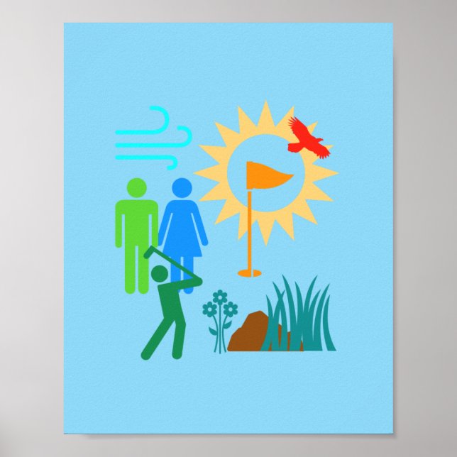 Poster Dia do Golfe (Frente)