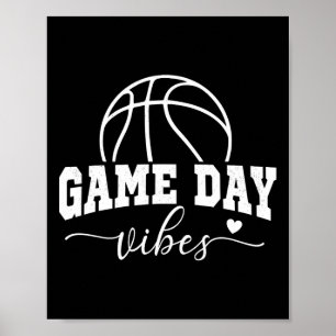 Poster Dia do jogo de basquete vence jogo de basquete