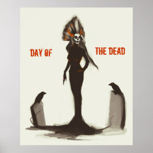 Póster Dia do morto