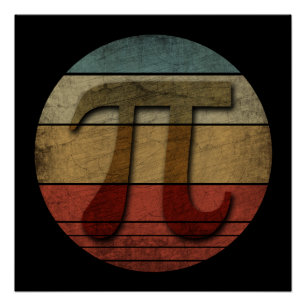 PÓSTER DIA DO PI VINTAGE