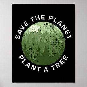 Poster Dia do Porto do Dia da Terra Salve o Planeta Plant