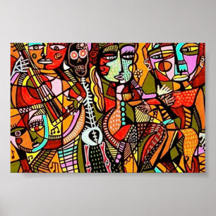 Póster Dia do tango inoperante dos amantes