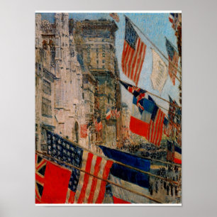 Poster Dia dos Aliados, maio de 1917