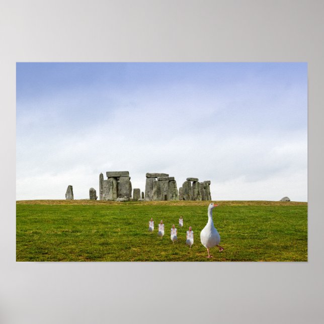 Poster Dia dos Ganhos e Goslings (Frente)