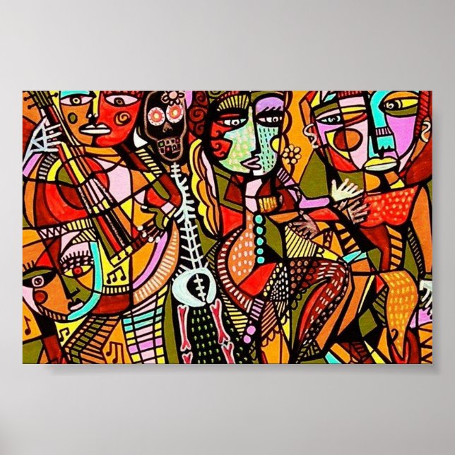 Póster Dia Dos Mortos Alugueiros Tango (Frente)