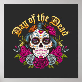 Poster Dia dos Mortos: Celebre o Dia de Los Muertos