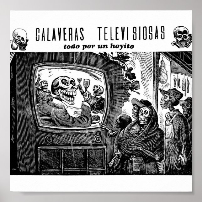 Poster Dia dos Mortos, México. Cerca de 1949 (Frente)