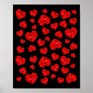Poster Dia dos Namorados Coração Vermelho 