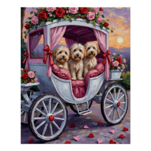 Póster Dia dos Namorados do Cão Havanês