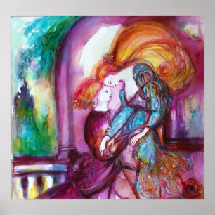 Poster Dia dos Namorados Românticos de ROMEO E JULIETA