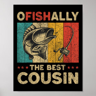 Poster Dia dos Pais Engraçado de Pesca Ofishally O Melhor