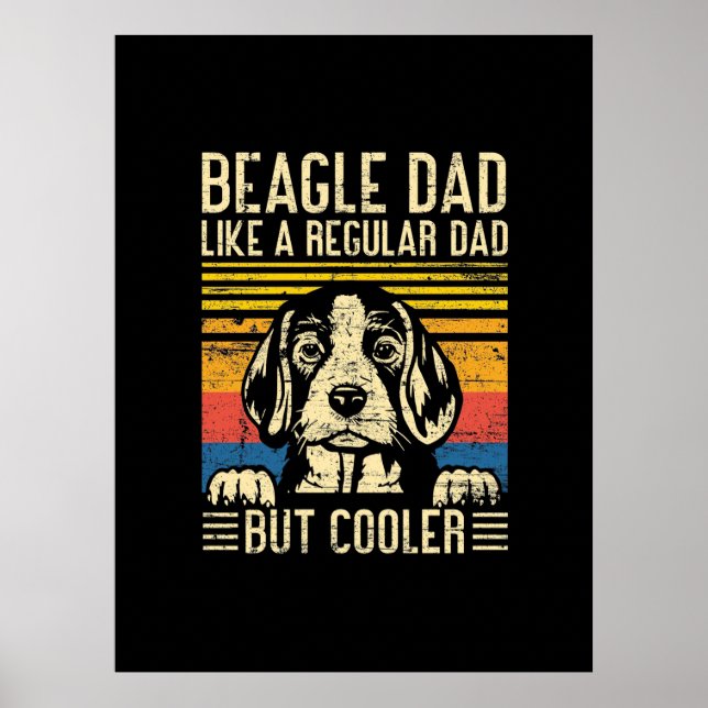 Poster dia dos Pais  | Pai De Cachorro (Frente)
