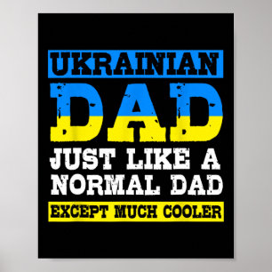 Poster Dia dos Pais Para Homens Divertido Pai Ucraniano