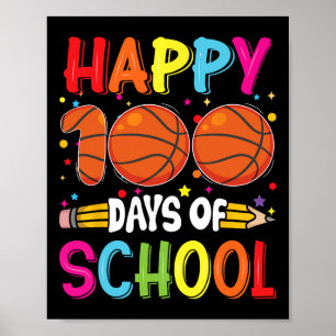 Poster Dia dos Professores Crianças Felizes 100 Dias 3