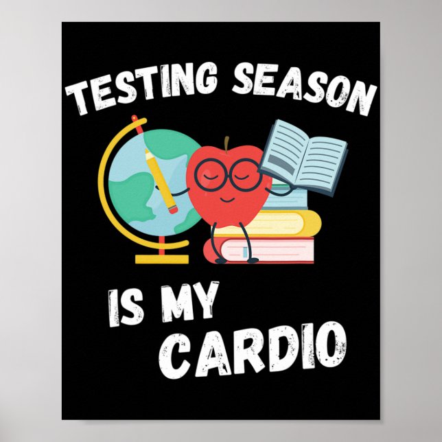 Poster Dia dos Professores de Teste de Cardio (Frente)