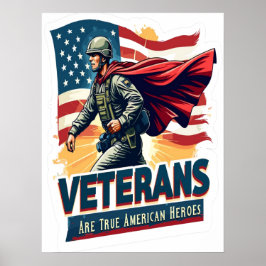 Poster Dia dos Veteranos, Veteranos Dia 2025, Veteranos D