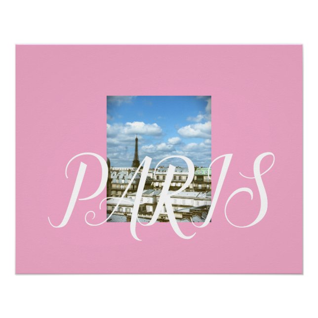 Póster Dia em Paris  (Frente)