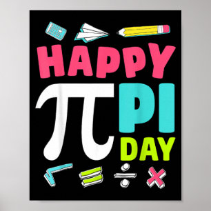 Poster Dia Feliz Crianças Professores de Matemática Aluno