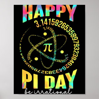 Poster Dia feliz seja irracional 3.14 professor de matemá