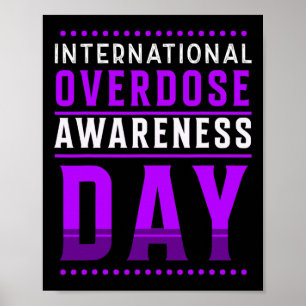 Poster Dia Internacional da Conscientização sobre Overdos