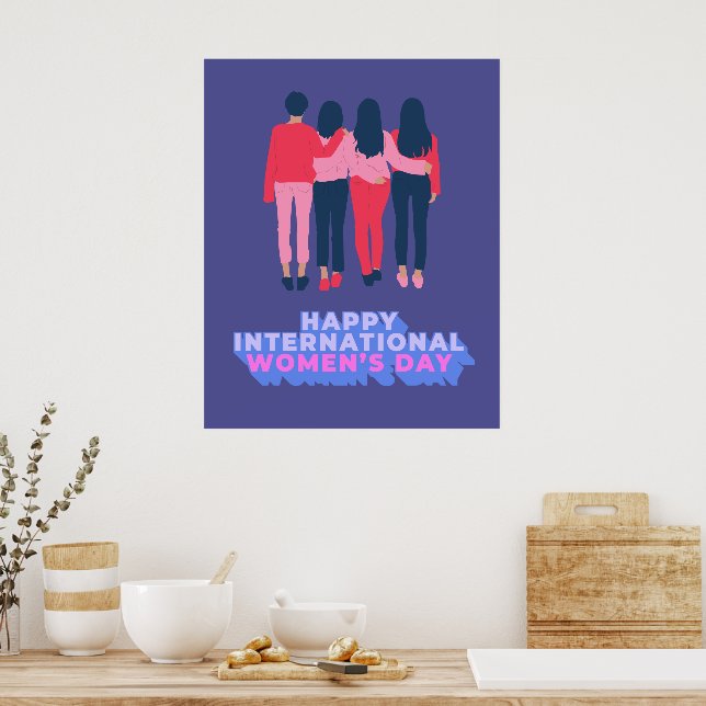 Poster Dia Internacional da Mulher (Cozinha)