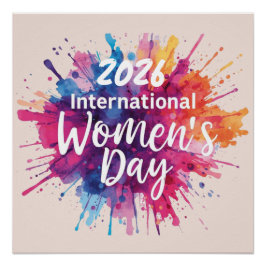 Póster Dia Internacional da Mulher 2026