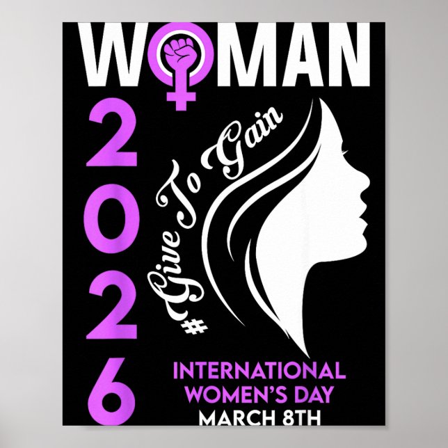 Poster Dia internacional da mulher 2026 março 8 empoderan (Frente)