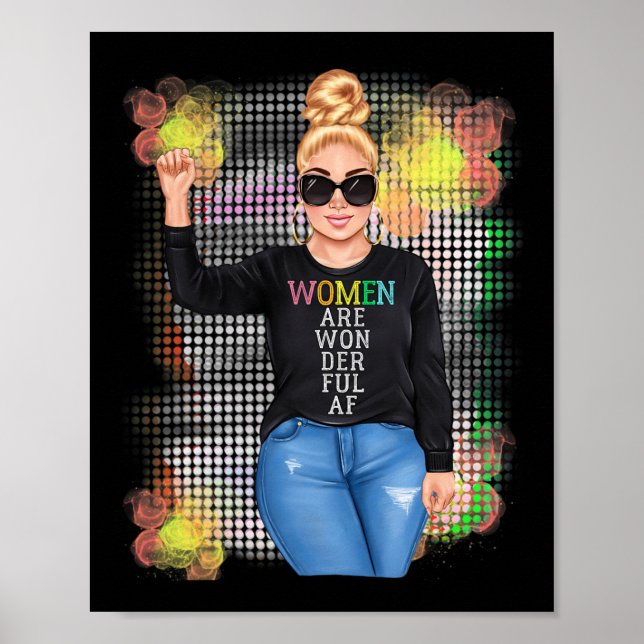 Poster Dia Internacional da Mulher Mês da História da Mul (Frente)