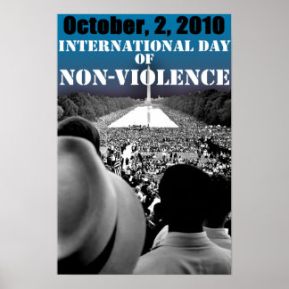 PÓSTER DIA INTERNACIONAL DA NÃO VIOLÊNCIA