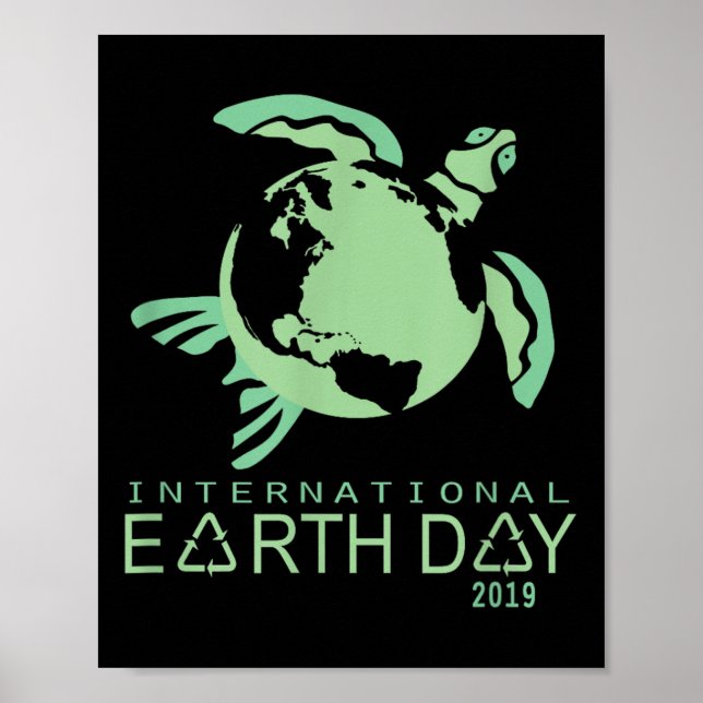 Poster Dia Internacional da Terra 2019 Proteja todos os n (Frente)