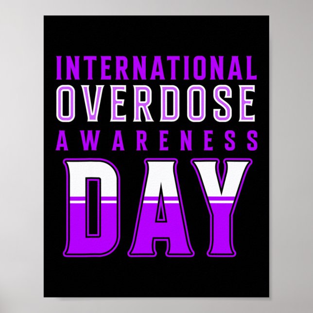 Poster Dia Internacional de Conscientização sobre Overdos (Frente)