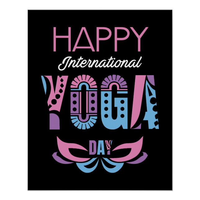 Póster Dia Internacional do Ioga (Frente)