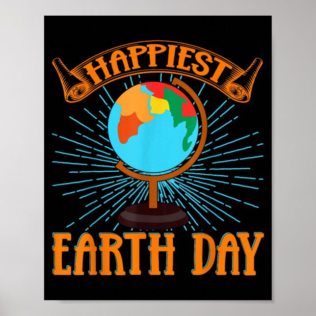 Poster Dia mais feliz da Terra  (Frente)