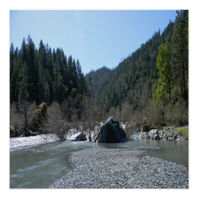 Póster Dia maravilhoso em Trinity County, Califórnia... (Frente)