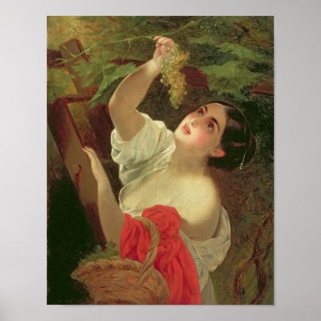 Poster Dia meio-dia italiano, 1831 (Frente)